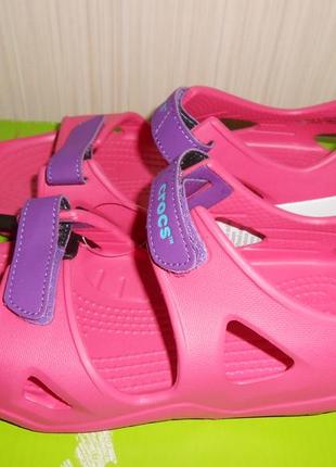 Сандали, сандалі, босоножки, босоніжки crocs р. с11-с13. нові. оригінал3 фото