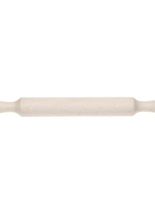 Качалка дерев'яна з фігурними ручками 40 см ø 4.5 см3 фото