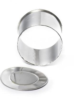 Набір з 5 форм для випічки паски зі знімним дном з харчової сталі5 фото