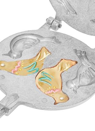 Форма для выпечки пасхального цельного печенья в виде птиц «птички» (жаворонки)2 фото