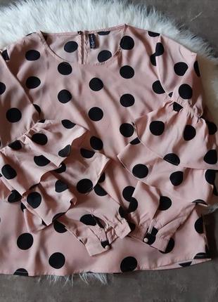 ✅✅✅ распродажа   женская блуза в горох amisu amisu1 фото