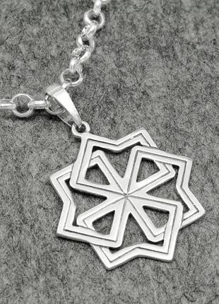 Кулон из серебра молвинец
