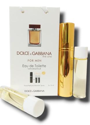 Духи мужские 3в1 dolce&gabbana the one 45 мл. (дольче габана зе ван)