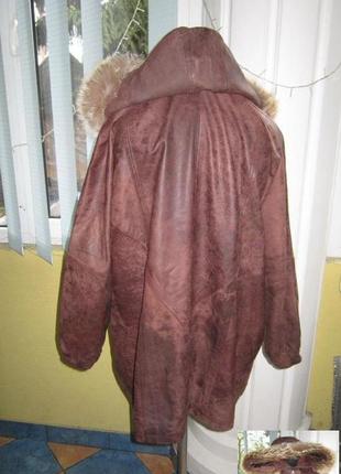 Женская кожаная куртка с капюшоном. германия. лот 5814 фото