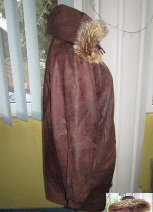 Женская кожаная куртка с капюшоном. германия. лот 5812 фото