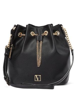 The victoria bucket bag black lily - сумка victoria bucket bags