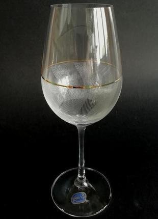 Набір келихів для вина bohemia viola club 40729q9324-350 (350 мл, 6 шт.)1 фото