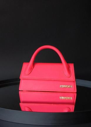 Жіноча сумочка jacquemus le chiquito long red 21х11х8 см