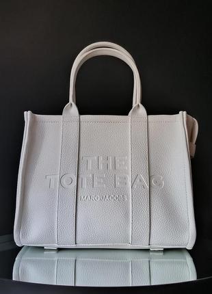 Marc jacobs medium tote bag white