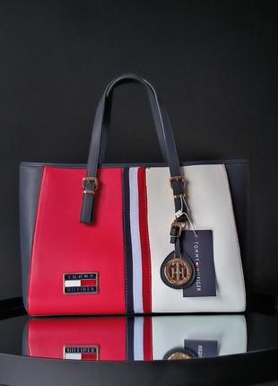 Tommy hilfiger large bag red/white