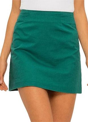 Теплая миниюбка, шерстяная юбка мини, размер м2 фото