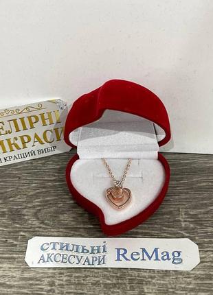 Оригинальный подарок девушке - кулон "золотое сердце с кристаллом признание в любви на 100 языках" в футляре6 фото
