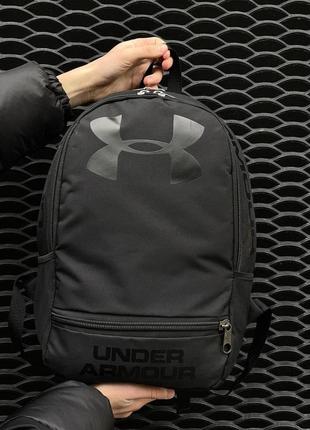 Рюкзак черный (большое лого) under armour7 фото