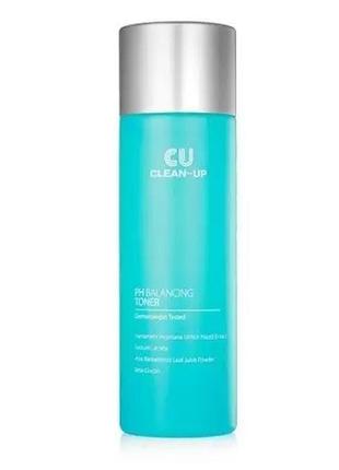 Балансирующий тонер cu skin clean-up ph balancing toner 200мл1 фото