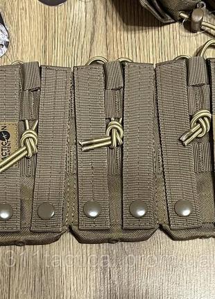 Подсумок для магазина m4 5.56’ tacticon r3 rifle mag pouch койот8 фото