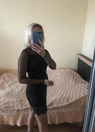 Вечернее платье в бельевом стиле платья  вечернее чёрное