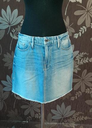 Стильна джинсова юбка  good american