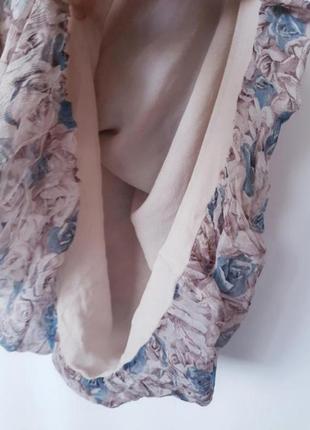 Летний шелковый сарафан платье выше колена натуральный шелк5 фото