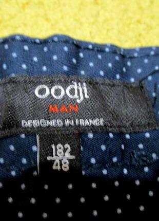Чино шорты мужские oodji, цвет темно-синий в горошек.6 фото