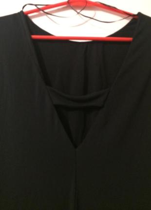 Trafaluc zara туника кофта блуза чёрное3 фото