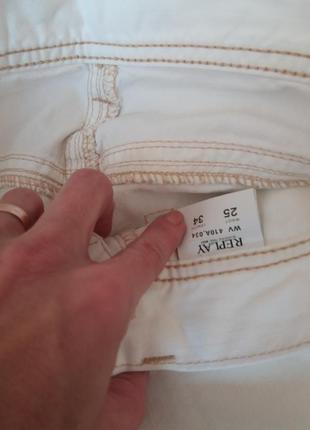 Белые джинсы рваные+джинсы в подарок3 фото