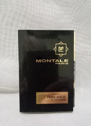 Montale pure gold парфюмированная вода,виалка 2мл,пробник