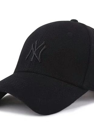 Зимові вовняні кепки бейсболки new york yankees8 фото