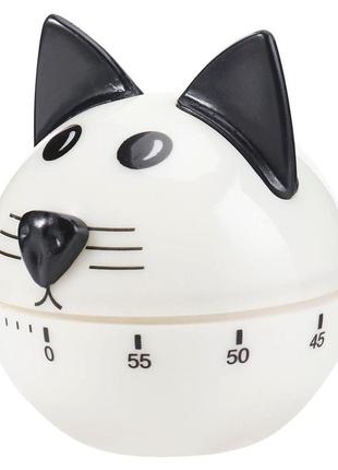 Таймер кухонный механический moller 601007 cat white (601007)
