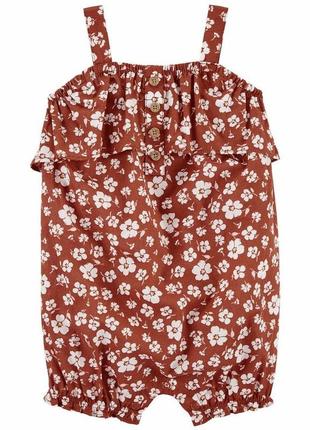 Песочник ромпер для девочки carter's картерс