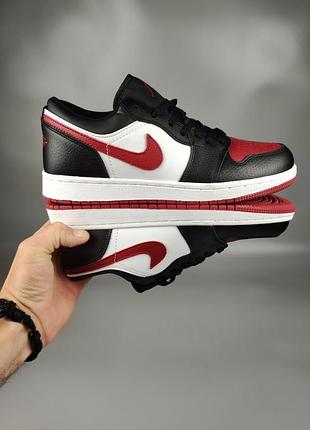 Кроссовки nike air jordan 1 low black wine