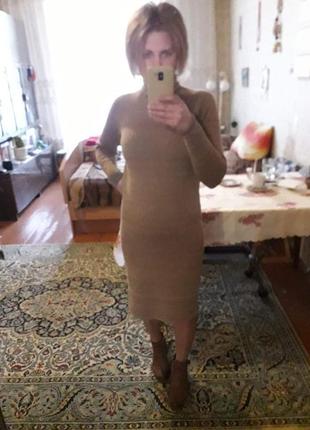 Вязаное платье из итальянской пряжи2 фото