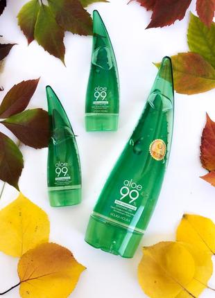 Успокаивающий и увлажняющий гель с алоэ holika holika aloe 99% алое холика