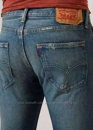 Джинси чоловічі levis 501 original fit4 фото