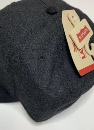 Бейсболка кепка мужская levis solid melton with corduroy brim4 фото