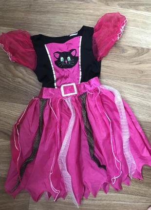 Платье кошка киса на девочку 5-6 лет