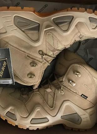 Берці черевики військовв тактичні lowa zephyr gtx mid tf beige 9 d (m), розмір 42