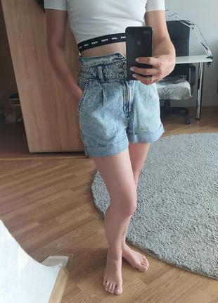 Ддинсові шорти. літні шорти. шорти з високою посадкою