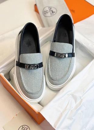 Лоферы в стиле hermes