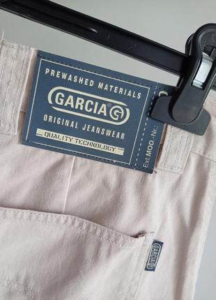 Бежевые джинсовые мужские шорты карго бермуды garcia, s4 фото