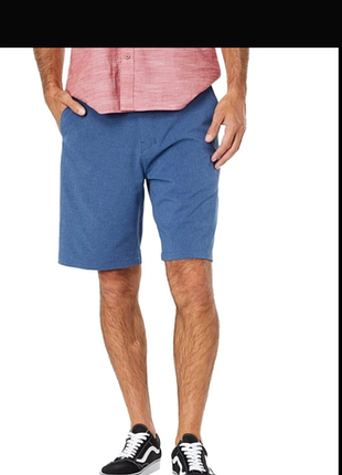 Шорты чинос василькового цвета (хлопок)