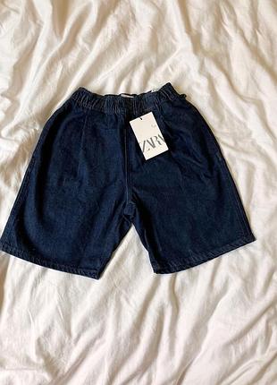 Нові джинсові шорти zara 8-9