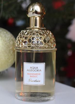 Guerlain aqua allegoria mandarine basilic💥original mini 2 мл распив аромата2 фото