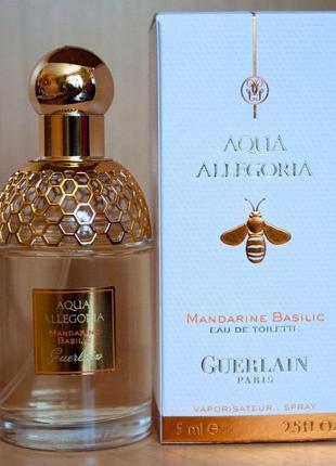 Guerlain aqua allegoria mandarine basilic💥original mini 2 мл распив аромата3 фото