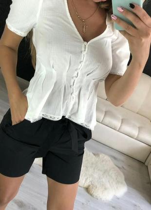 Белая блуза1 фото