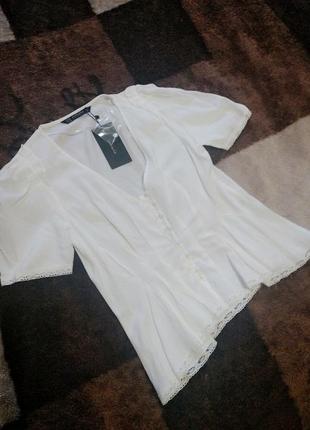 Біла блуза2 фото