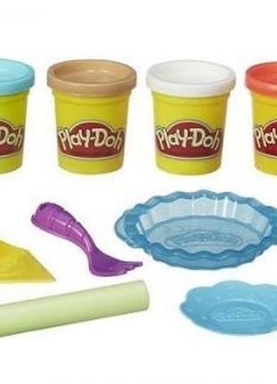 Игровой набор для лепки play-doh ягодные тарталетки. hasbro play doh (хасбро плей до)2 фото