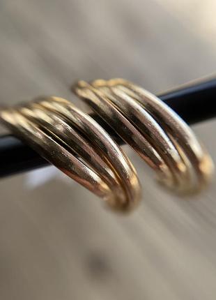 Серьги кольца