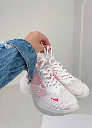 Женские кроссовки nike vista white red4 фото