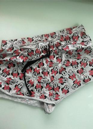 Шорти disney для дома для сну  бавовна м'якенькі микки маус мини маус