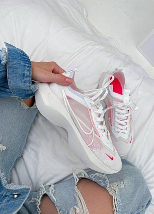 Женские кроссовки nike vista white red1 фото